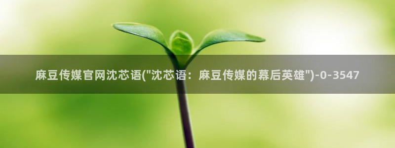 麻豆视频 资源在线看：麻豆传媒官网沈芯语(\