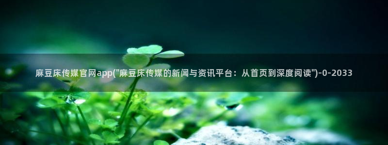 麻豆视频高清专区：麻豆床传媒官网app(\